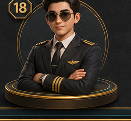 ตัวละครนักบินพาณิชย์ (Co-Pilot)ในเกม Freedom Life Board Game